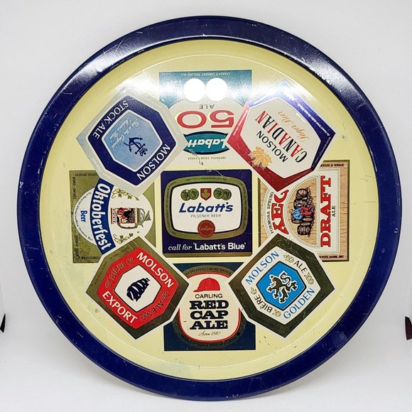 Metal Canadian Beer Tray - Picture 4 of 4